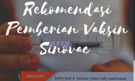 Rekomendasi Pemberian Vaksin Sinovac