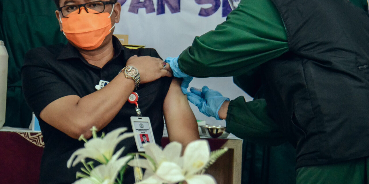 Pencangan Vaksinasi Covid-19 di RSUD dr R Goeteng Taroenadibrata